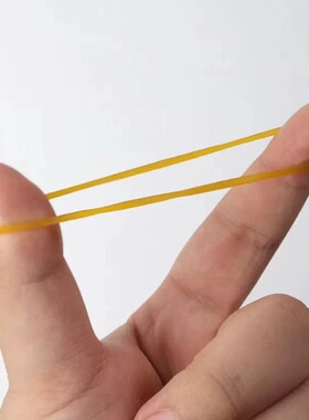 皮筋一次性黄色橡皮筋发廊烫发皮套店热烫皮圈耐扯筋亚马逊