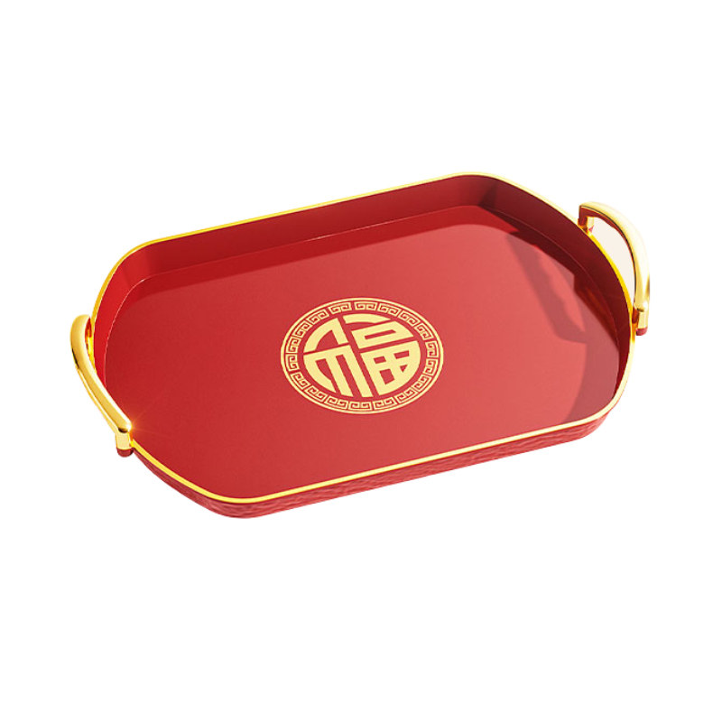 长方形塑料托盘结婚乔迁新居果盘喜糖盘客厅家用茶几放水杯收纳盘,淘宝优惠券,粉丝福利购,淘宝优惠卷