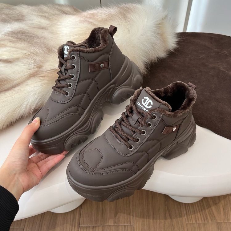 JEHURFIE纪华菲大长腿厚底水上漂显瘦老爹鞋增高女加绒休闲运动鞋,淘宝优惠券,粉丝福利购,淘宝优惠卷