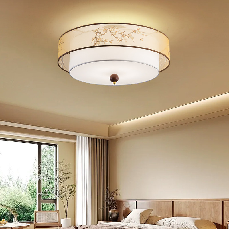 极简宋式美学卧室灯吸顶灯新中式绘楼梯过道灯泡款书房间灯中国风,淘宝优惠券,粉丝福利购,淘宝优惠卷