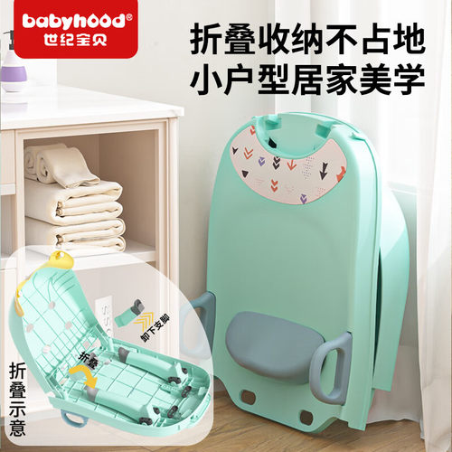 儿童洗头躺椅可折叠宝宝洗头椅加大婴幼儿家用小孩洗发床神器卡通 - 图3
