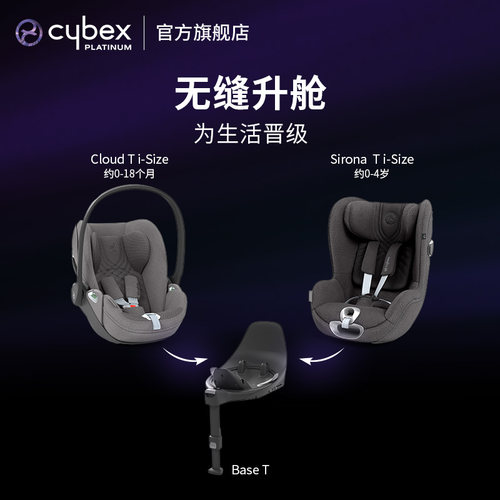 【0-4岁】Cybex安全座椅SironaTi-Size双标认证360度旋转ADAC - 图2
