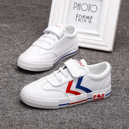 Детские кроссовки, белая обувь для мальчиков, летняя универсальная спортивная обувь, осенние, 2022 года, в корейском стиле