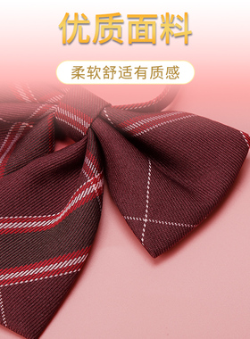 LZDA领花jk日系学院风蝴蝶结配饰