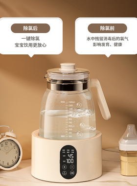 母婴级全玻璃恒温水壶