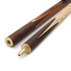 кий для бильярда cuesoul/q獣 3/4斯诺克台球小头杆套装57英寸18oz黑8英式十六彩