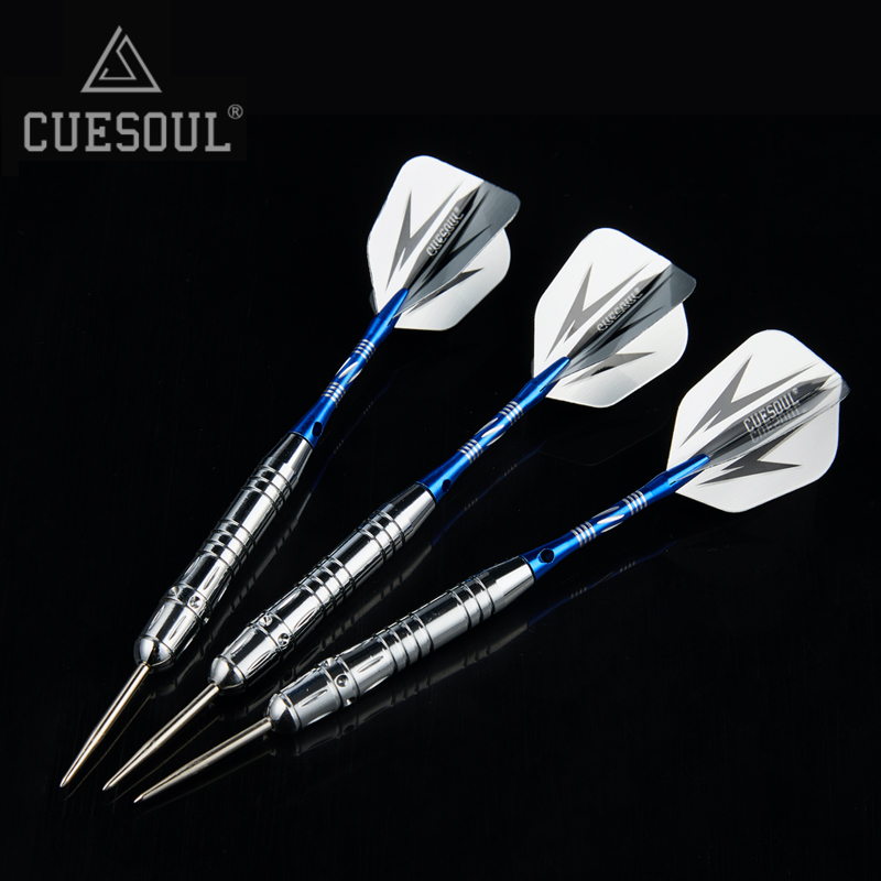 CUESOUL/Q獣3支装硬靶专用金属飞标专业赛级酒吧耐摔飞镖钢针套装 - 图0