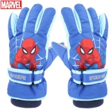 Дисней, детские лыжные водонепроницаемые удерживающие тепло флисовые перчатки для мальчиков