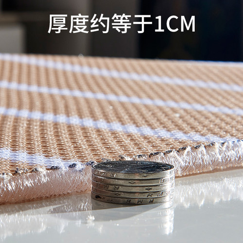 3d生态科技垫通风透气凉席可水洗儿童床学生薄床垫卷席子垫子定制 - 图1