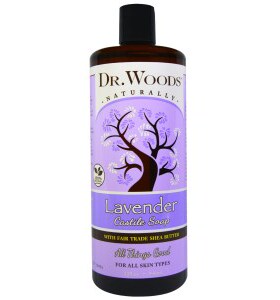 美国Dr.Woods茶树黑皂沐浴露