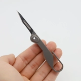 Подвесная пряжка титаново сплав сплав вентилятор нож складной бумажный нож Открытие ножа EDC Портативный портативный портативный инструмент № 3 рама ножа 3