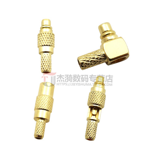 MMCX公头 MMCX-JW-1.5 MMCX-J-K-1.5压接RG316馈线接头 直角弯头 - 图3
