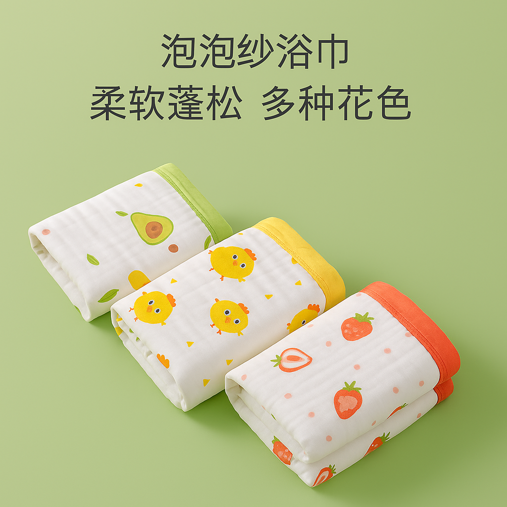 婴儿浴巾纯棉纱布超柔吸水新生儿盖毯初生宝宝洗澡包被儿童毛巾被,淘宝优惠券,粉丝福利购,淘宝优惠卷