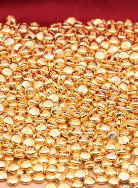 沙金小金豆福豆大米合金招财摆件