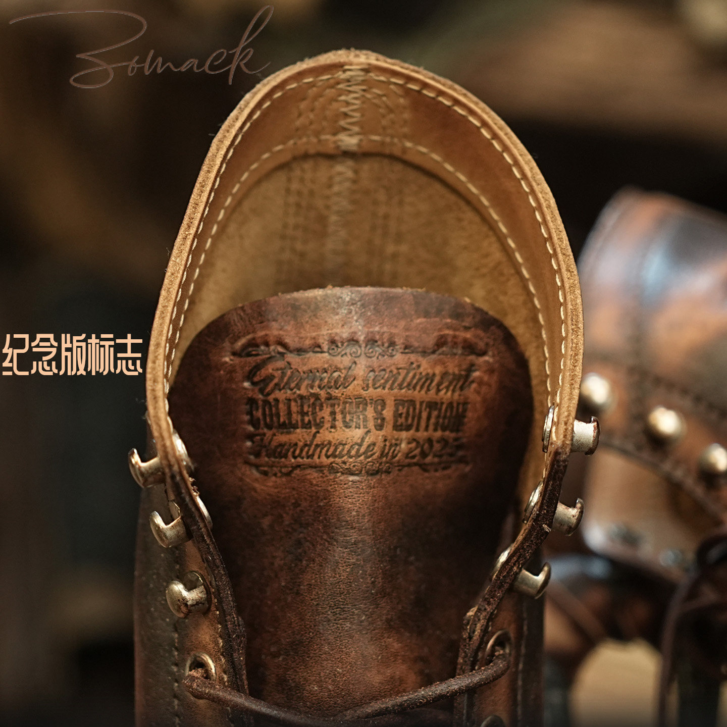 老钱风美式复古工装靴机车马丁靴牛皮手工擦色伞兵日系工程师8111,淘宝优惠券,粉丝福利购,淘宝优惠卷