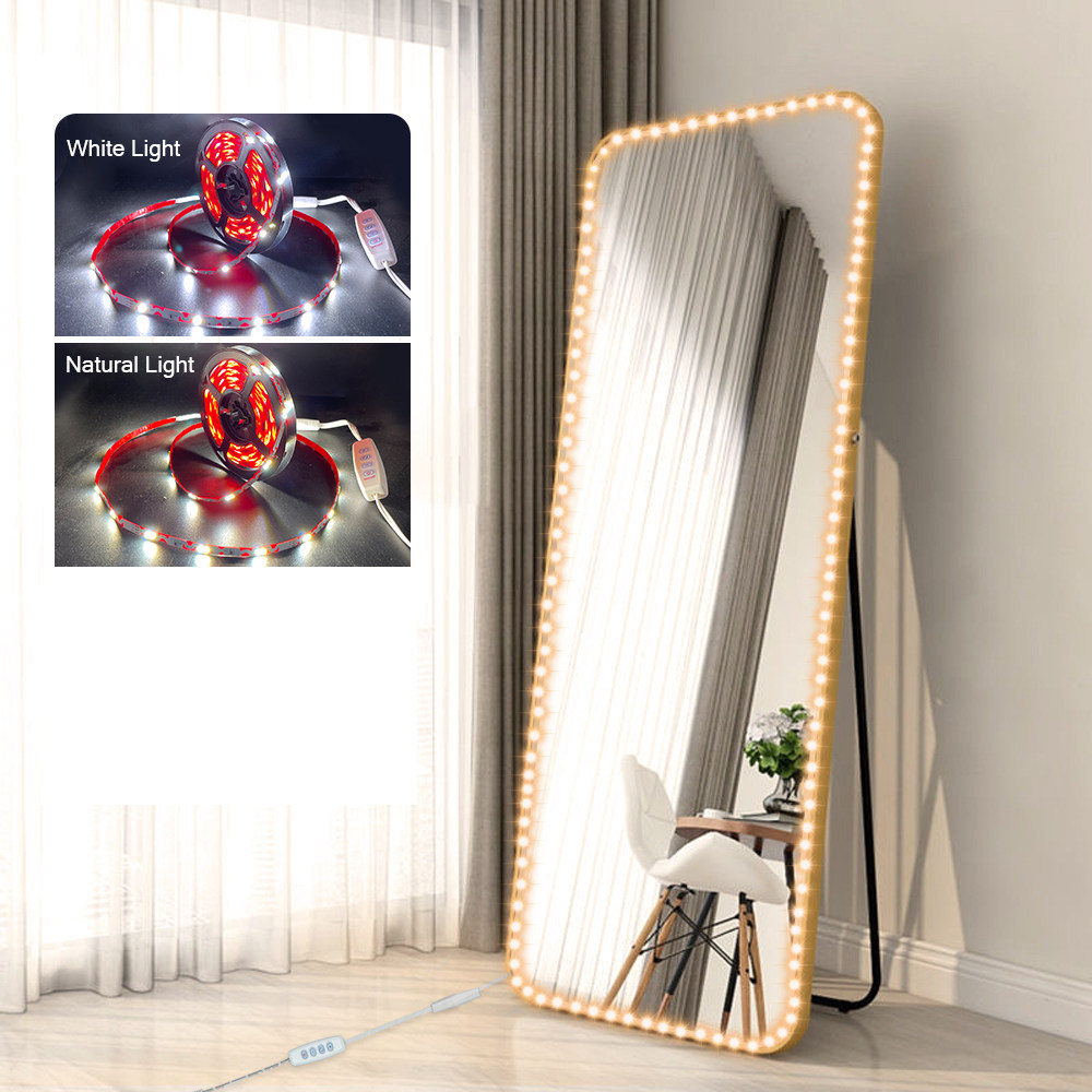 镜前灯梳妆台化妆灯超亮LED化妆镜补光灯带客厅背景自粘调光灯条,淘宝优惠券,粉丝福利购,淘宝优惠卷
