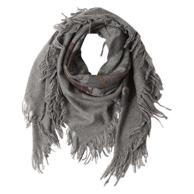 【骏马奔腾】羊绒大方巾欧美时尚大牌秋冬保暖山羊绒大披肩围巾女,淘宝优惠券,粉丝福利购,淘宝优惠卷