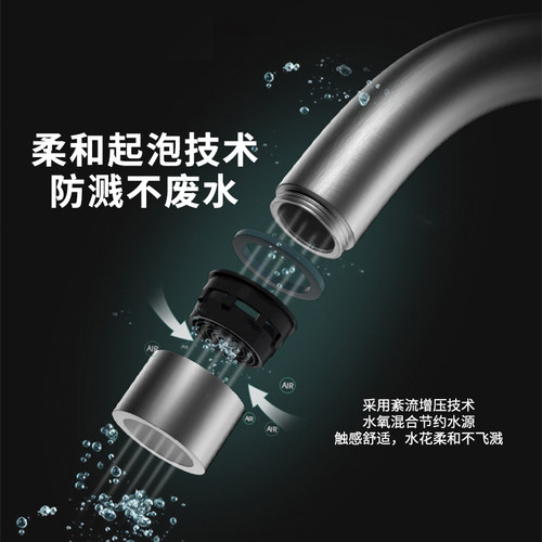 九牧卫浴官方旗舰店厨房水龙头360度水槽洗菜盆单冷水槽万向龙头 - 图0