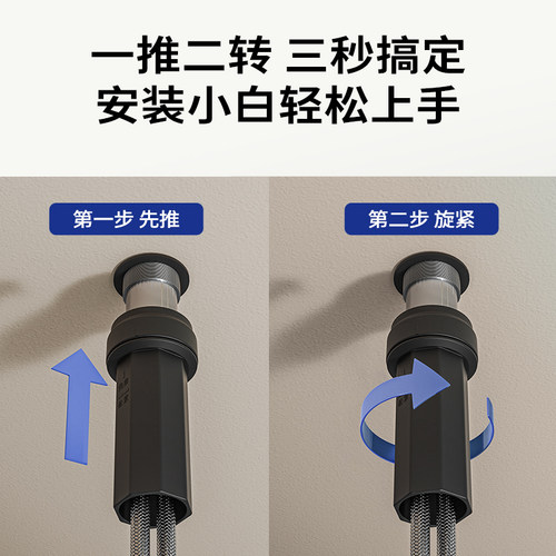 【新品】九牧卫浴厨房冷热水龙头家用洗菜盆7字型加宽防溅水龙头 - 图3
