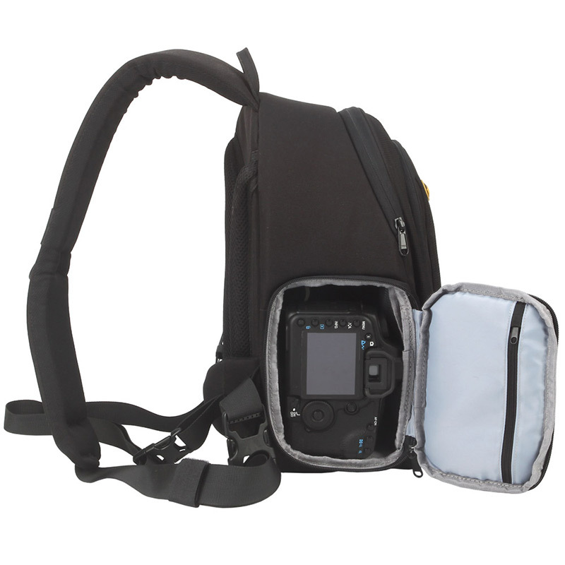 摄影包单肩微单反相机包佳能6d2斜跨男女三角尼康背包5D3 70D 80D - 图0
