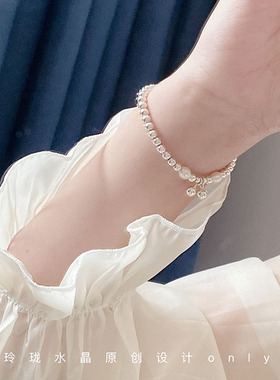 不掉色纯银清冷感温柔小巧送礼物