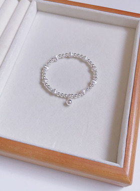 纯银爆闪猫眼清冷感巨好看不掉色