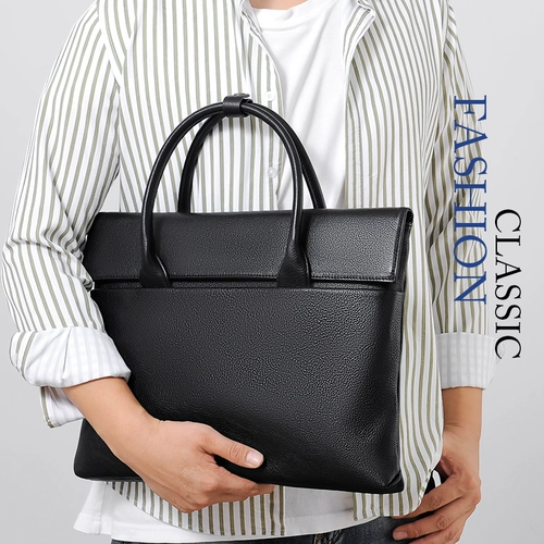 Кенгуру, мужской портативный кожаный ноутбук для документов для отдыха, из натуральной кожи, бизнес-версия, воловья кожа