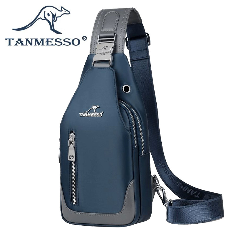tanmesso胸包男韩版斜挎包休闲牛津布小包背包单肩包男包胸前包潮,淘宝优惠券,粉丝福利购,淘宝优惠卷