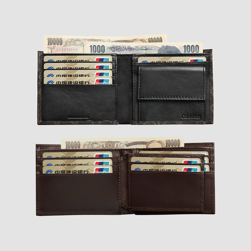 美国calvin klein男士短款ck零钱包 pop海外钱包