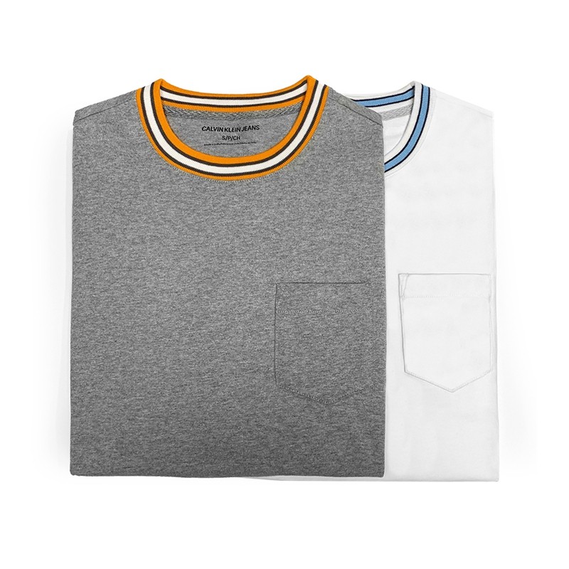 清仓calvin klein短袖t恤男士宽松 pop海外T恤