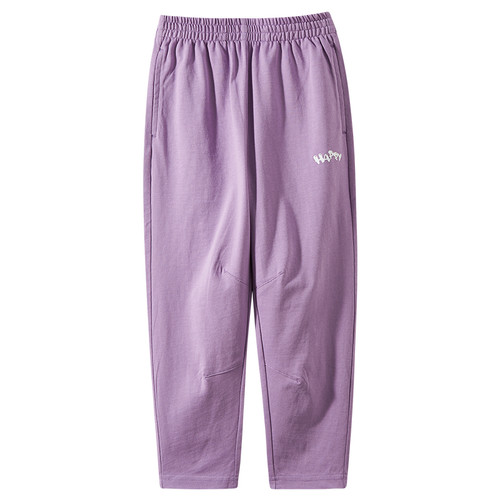 【纯棉】歌瑞家25夏新男女童九分裤弹力全棉校园裤宽松休闲裤乐友 - 图3