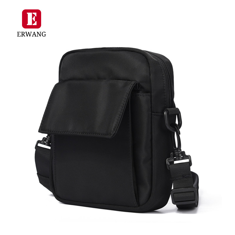 男士ins潮小包帆布休闲潮牌斜挎包 尔旺男士包袋