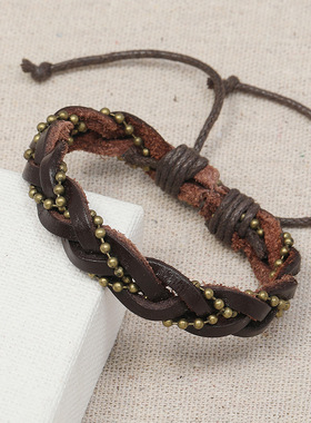 编织手链手饰男士饰品欧美