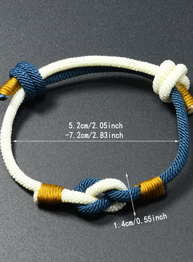 手工红绳情侣同心结手链