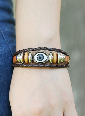 厂家直销串珠牛皮复古