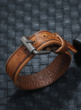 复古做旧牛皮简约礼品