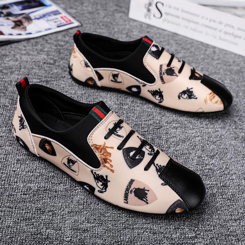 Туфли, тканевая универсальная обувь для отдыха, коллекция 2022, в корейском стиле