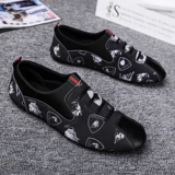 Туфли, тканевая универсальная обувь для отдыха, коллекция 2022, в корейском стиле