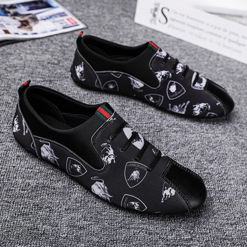 Туфли, тканевая универсальная обувь для отдыха, коллекция 2022, в корейском стиле