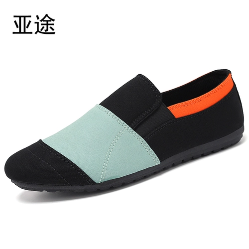 Универсальная летняя тканевая дышащая трендовая повседневная обувь, в корейском стиле