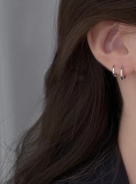 简约冷淡风S925纯银女