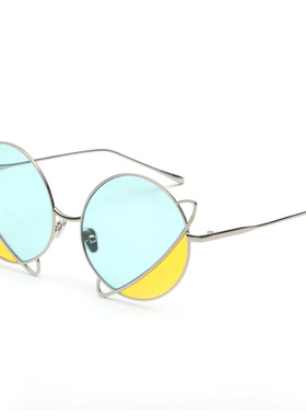 新款时髦星球造型太阳镜圆形