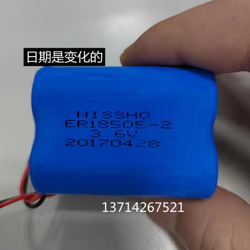 原装 NISSHO ER18505-2 机械手3.6V 锂电池 正品机器人NACHI 那智 - 图2