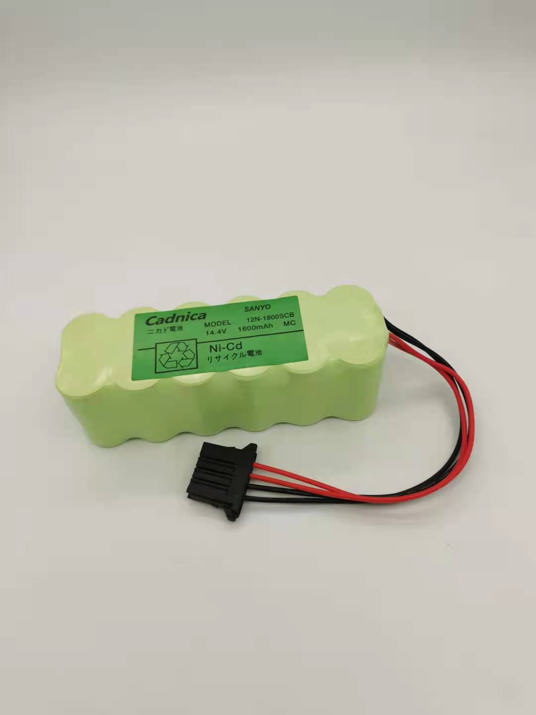 全新Cadnica SANYO三洋 12N-1600SCB 14.4V 1600mAh MC带插头电池 - 图2