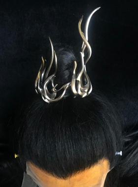 仿长月烬明同款古装男冠cos头饰