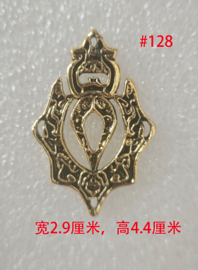 仿古青铜商周浮雕纹样服装家具头饰diy辅料汉服发冠对称配件