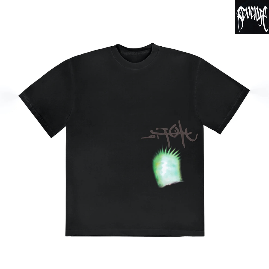 Travis Scott Utopia C5 Tee Black 乌托邦希望之光短袖 - 图0