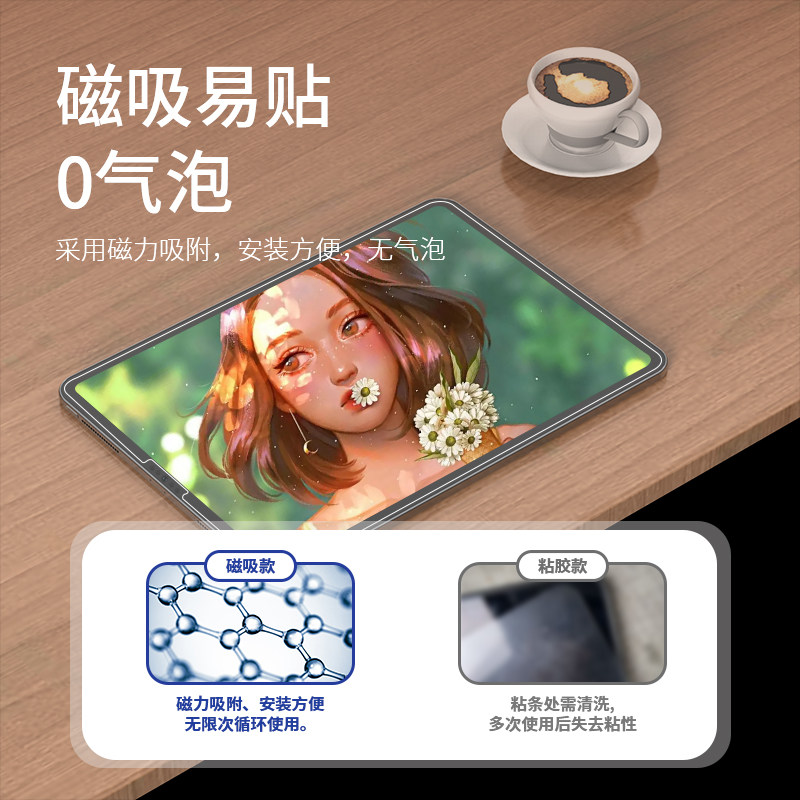 ipad磁吸可拆卸2022类纸膜2021 11膜 凯昭数码平板电脑屏幕贴膜