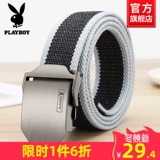 Playboy, тканевый ремень, плетеные универсальные штаны, простой и элегантный дизайн, в корейском стиле