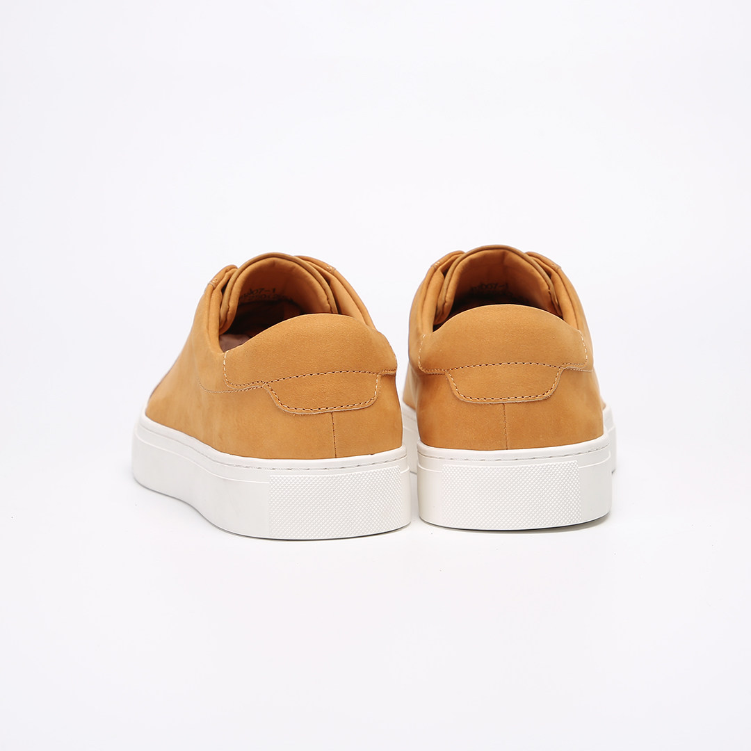 弓长梦真皮板鞋男休闲系带耐磨透气百搭极简风男鞋纯色百搭休闲鞋,淘宝优惠券,粉丝福利购,淘宝优惠卷